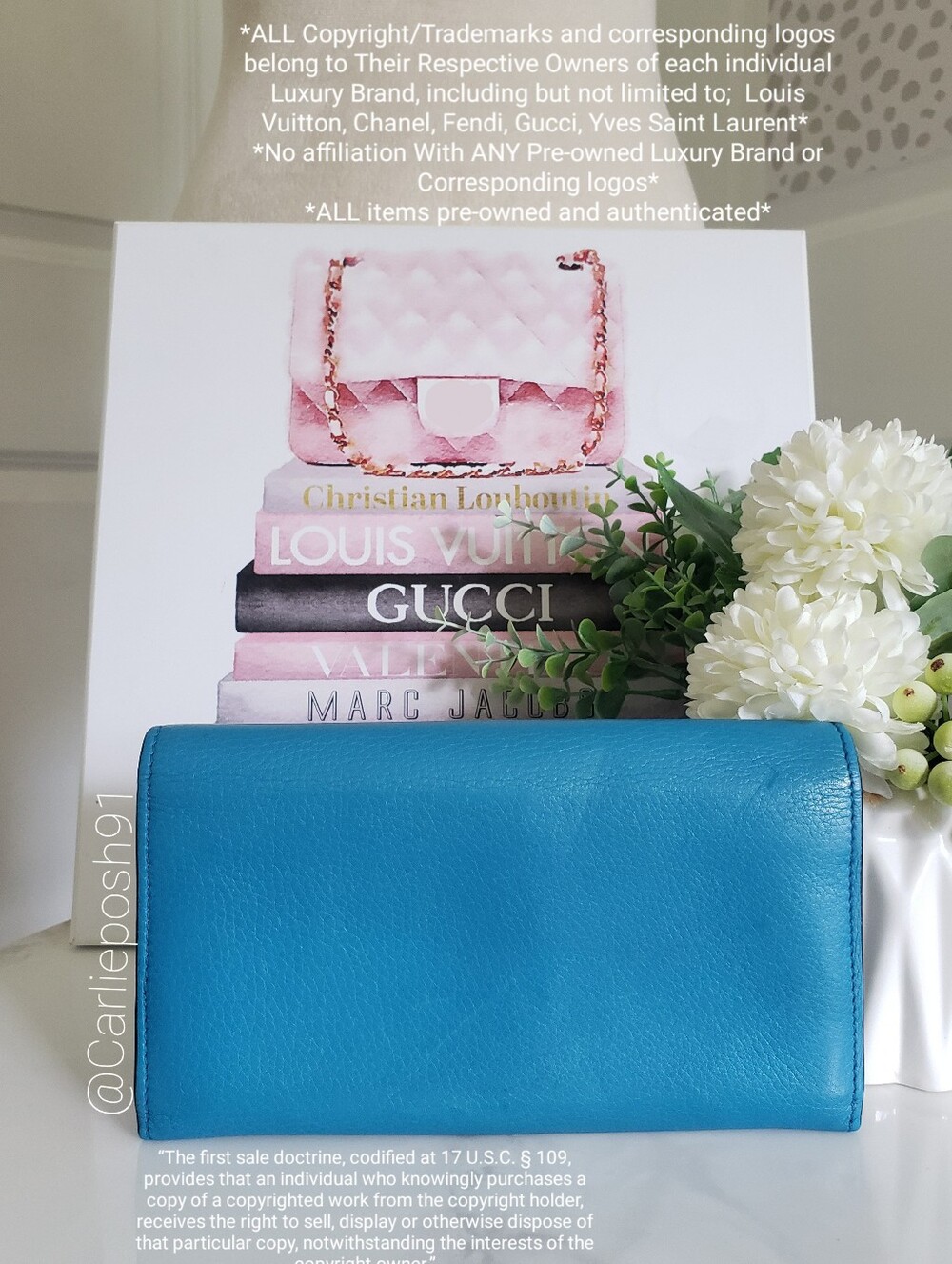 Authentic Pre-owned Gucci Marmont GG Long Flap Wallet - Picture 5 of 16